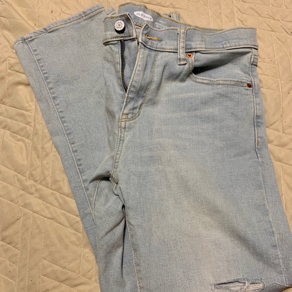 Old Navy Boys Denim Size 14 Husky Karate Slim